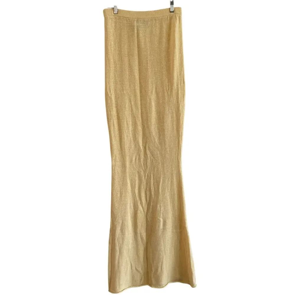 SER.O.YA Kora Knit Maxi Skirt Butter